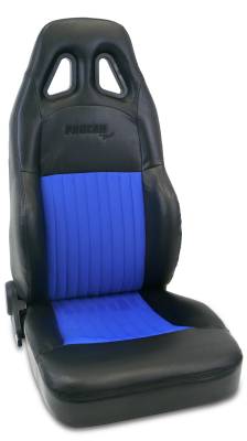 ProCar by SCAT - Series 1614 Reclining Racing Style Suspension Seat -Black/Blue- Pair - Image 4