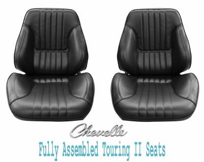 1968 Chevelle & El Camino Touring II Front Bucket Seats Assembled