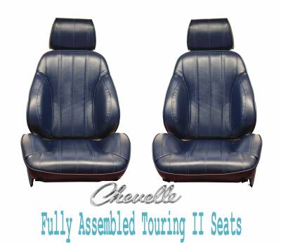 1966 Chevelle & El Camino Touring II Front Bucket Seats Assembled