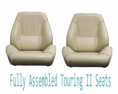 Distinctive Touring II Pre Assembled Seats - Chevelle/El Camino Touring II Seats - Distinctive Industries - 1964 Chevelle & El Camino Touring II Front Bucket Seats Assembled