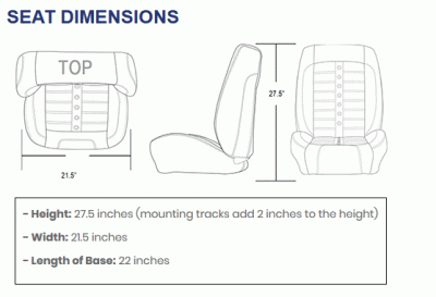 TMI Products - TMI Pro Series Low Back Bucket Seats for Chevy II, Nova - Image 7
