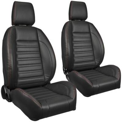 TMI Pro Series Sport Low Back w/Headrests Bucket Seats for Charger