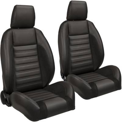 TMI Pro Series Sport R Low Back w/Headrests Bucket Seats for Mustang 