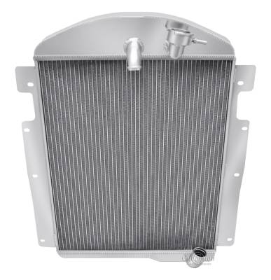 Champion Cooling Systems - 1937 Chevy Pick Up Truck w/Inline Six Champion Three Row Radiator CC3738 - Image 3