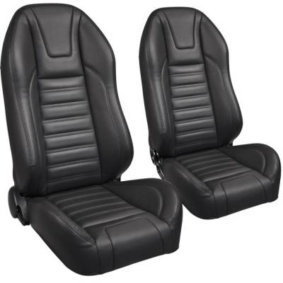 Camaro Upholstery - Pre-Assembled Bucket Seats - TMI Products - TMI Pro Series Sport High Back Bucket Seats for Tri Five Bel Air