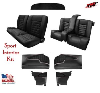 Interior Kits - Tri-Five Interior Kits - TMI Products - 1955, 1956, 1957 Chevy Sport Bench Seat Interior Kit 2