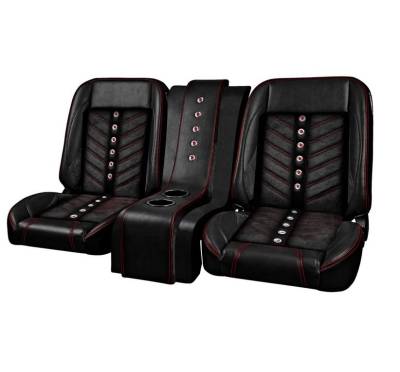 TMI Products - 1955-1987 Chevy and GMC Truck Sport VXR Bucket Seat Set with Console