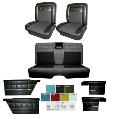 Impala Upholstery - Interior Kits - Distinctive Industries - 1962 Impala Convertible SS Interior Kit 1 w/Seat Upholstery and Panels