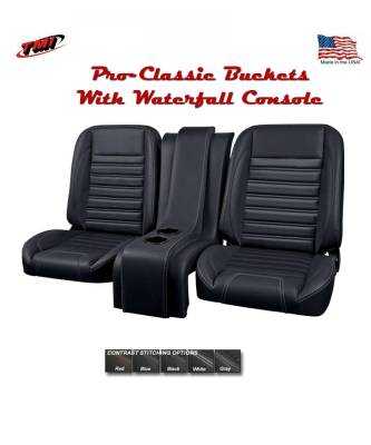 TMI Pro Series Seats - Ford Trucks - TMI Products - Pro-Classic Buckets w/Console & Bracket for Ford Trucks