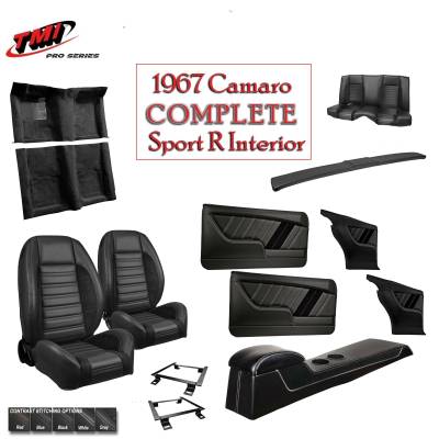 Camaro - Camaro Interior Kits - TMI Products - 1967 Camaro Sport R Interior Kit
