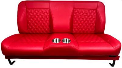Universal Truck CTX Bench Seats - Diamond Pattern